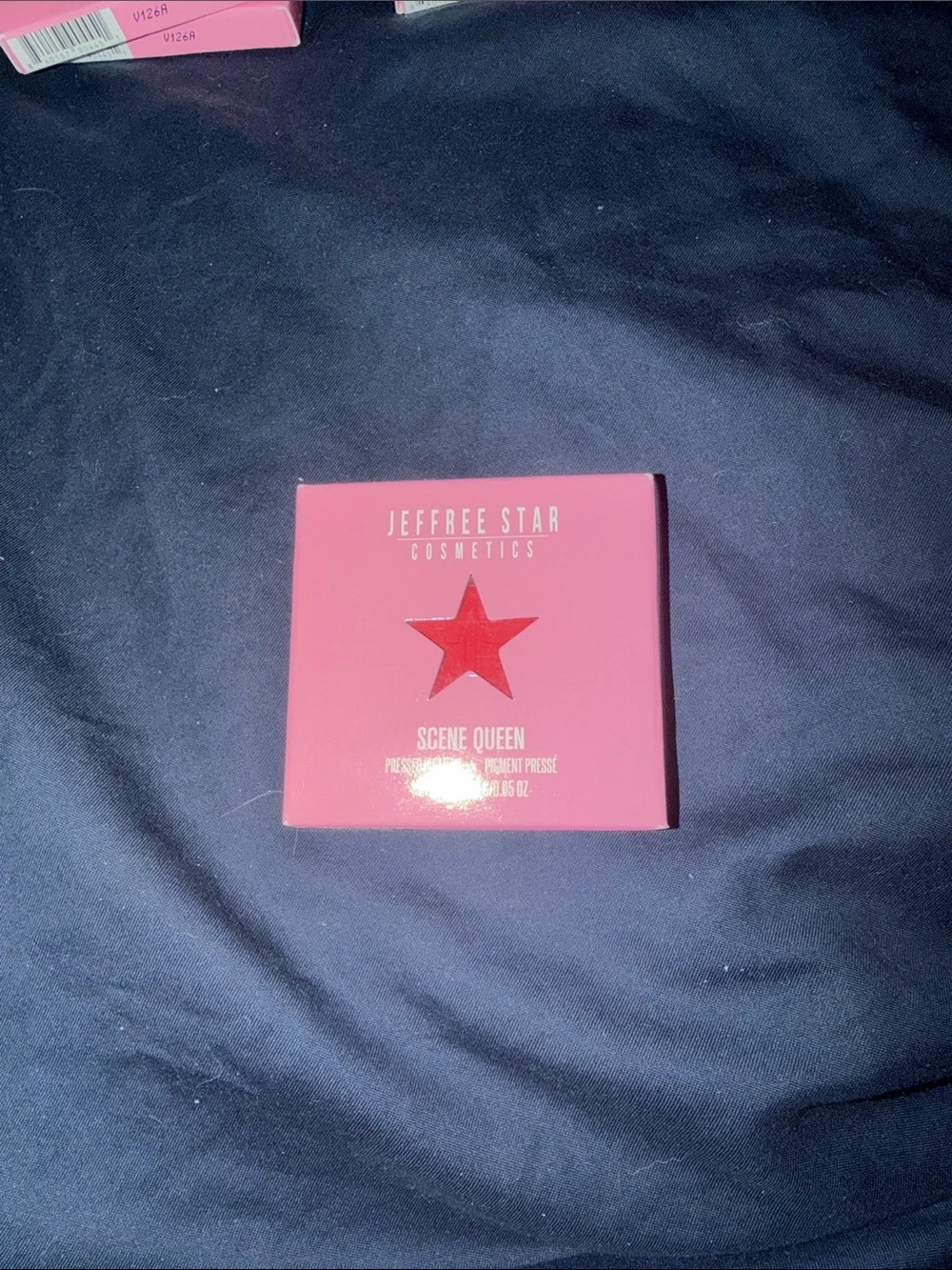 Jeffree Star Red Single Pressed Pigment with Pink Box